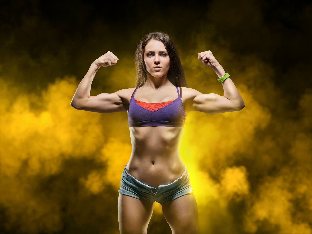 Athletic girls in Algiers